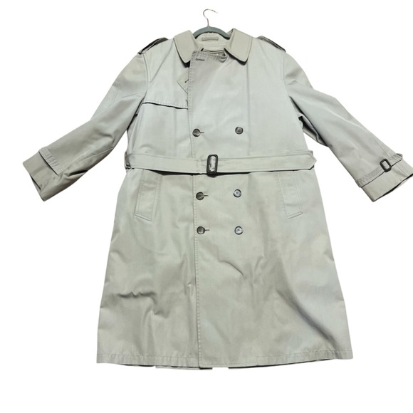 London Fog - Men’s Dressy Trench Coat Sz. 44 Short - Picture 11 of 11